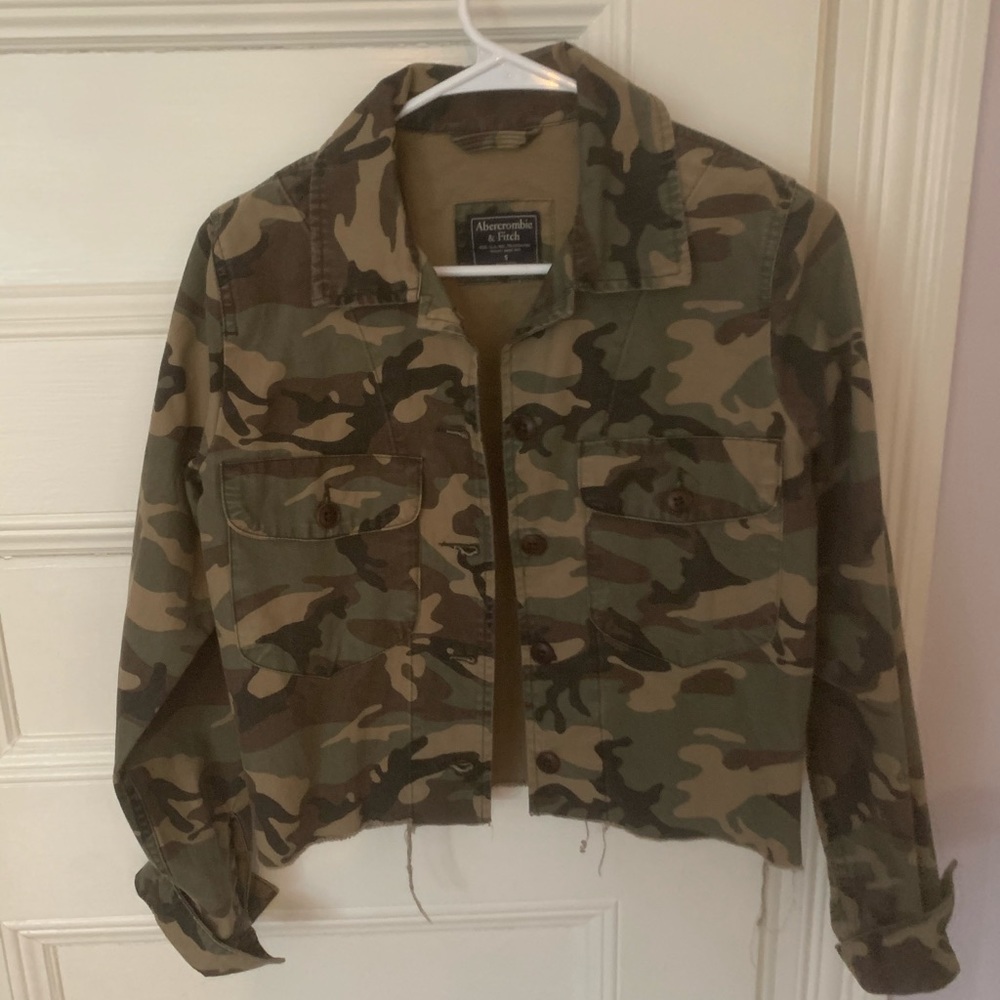 camo abercrombie jacket